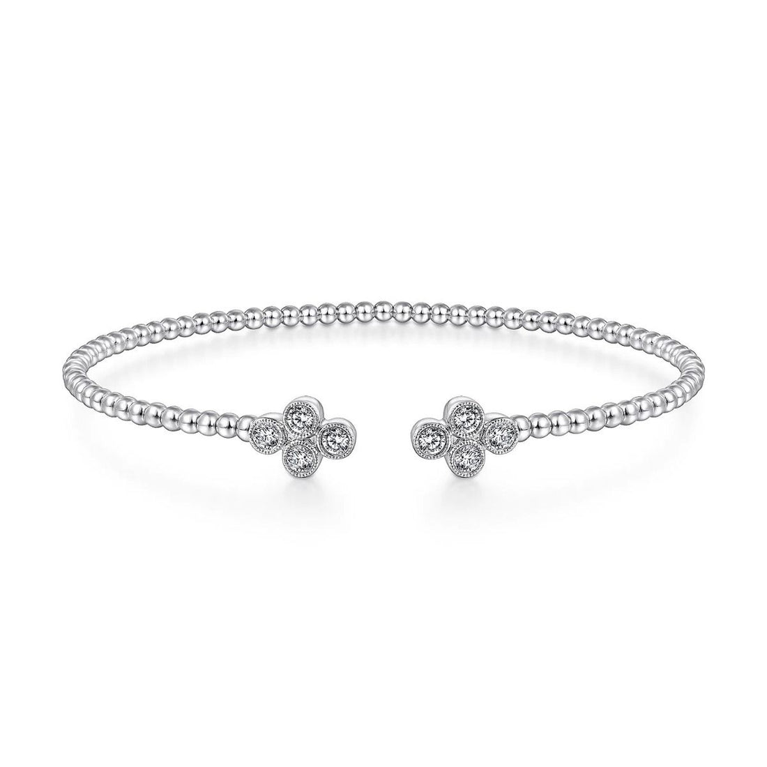 Double Cross Diamond Split Bracelet 14kg